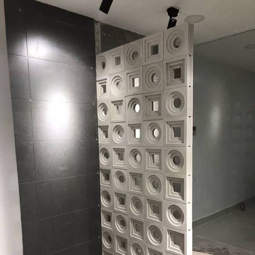 Bloco de concreto oco - VCB-029 FIELD 1 - Viet Tiles Corporation - para parede / para parede divisória / para parede de retenção