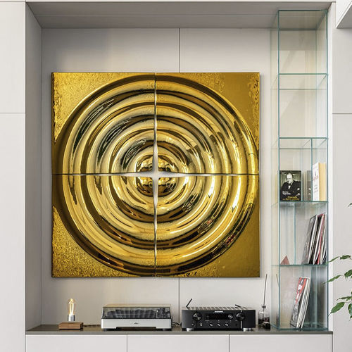 Painel decorativo em vidro - MODULE INTERFERENCE  - PlusObject - de parede / para ambiente interno / 3D