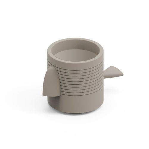 Vaso de jardim em polietileno - FERA JAGO TRAY - Lyxo Design - geométrico / resistente a UV / da linha residencial
