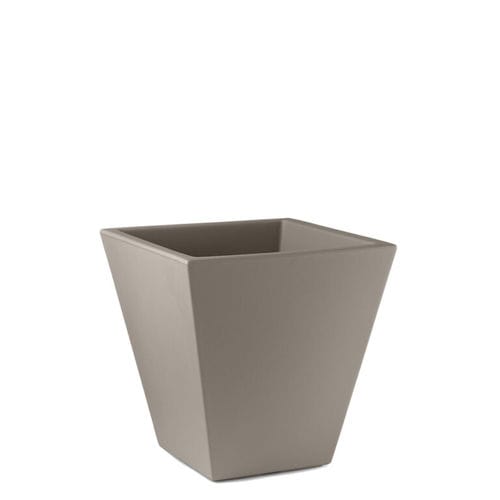 Vaso de jardim quadrado - LOTO  - Lyxo Design - em polietileno / freestanding / resistente a UV