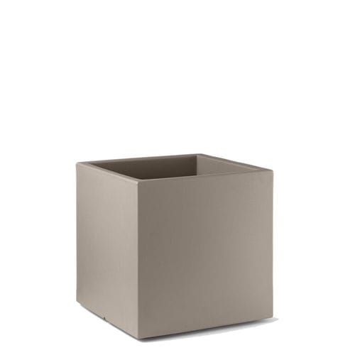Vaso de jardim quadrado - LOTO  - Lyxo Design - em polietileno / freestanding / resistente a UV
