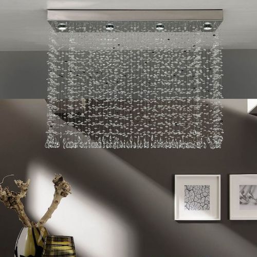 Pendente - LLUVIA - K-LIGHTING - em aço inoxidável / em cristal / contemporânea