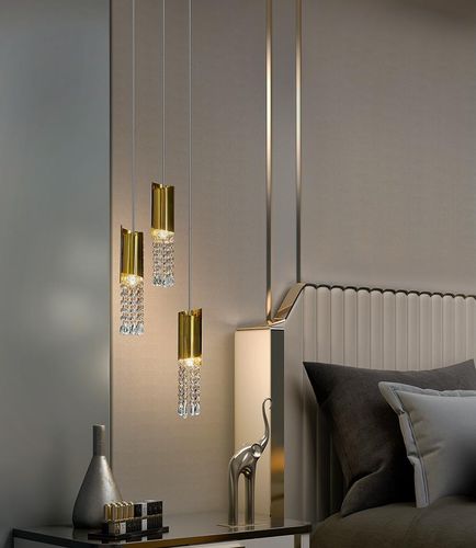 Pendente - MELISSA - K-LIGHTING - em aço inoxidável / em cristal / de design minimalista