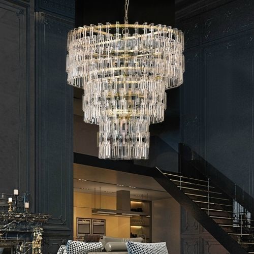 Lustre de estilo - ECOS - K-LIGHTING - em cristal / em latão / para 12 lâmpadas