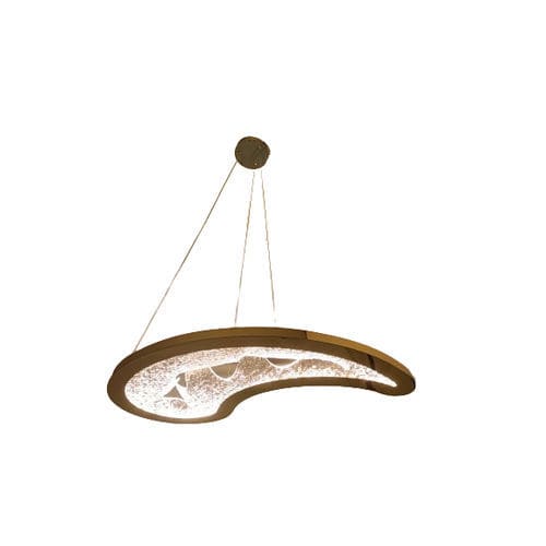 Pendente - LINE SHUA COMMA RIGHT - K-LIGHTING - em aço inoxidável polido / em acrílico / contemporânea