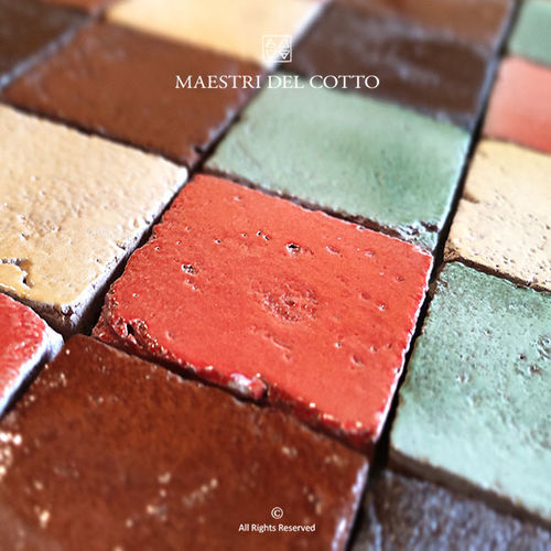 Revestimento para parede interna - COTTO SMALTATO SOTTOBOSCO - MAESTRI DEL COTTO - em terracota / liso / fosco