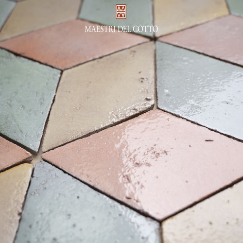 Placas de revestimento em terracota - COTTO SMALTATO POSITANO - MAESTRI DEL COTTO - esmaltada / para ambiente interno / para banheiro