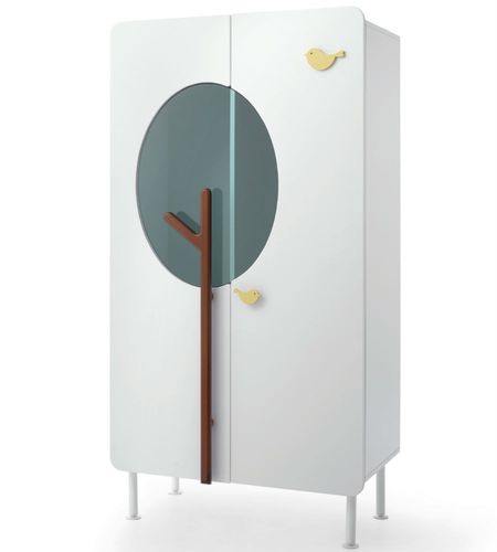 Guarda-roupa contemporâneo - BOSCO - Baby Expert - em madeira / com portas de abrir / infantil