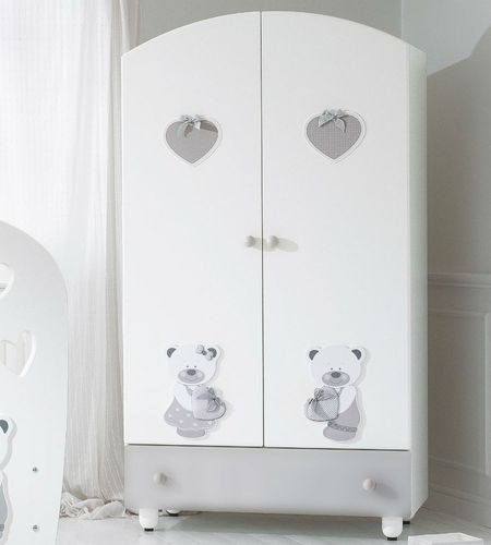 Guarda-roupa contemporâneo - BON BON - Baby Expert - em madeira / com portas de abrir / infantil