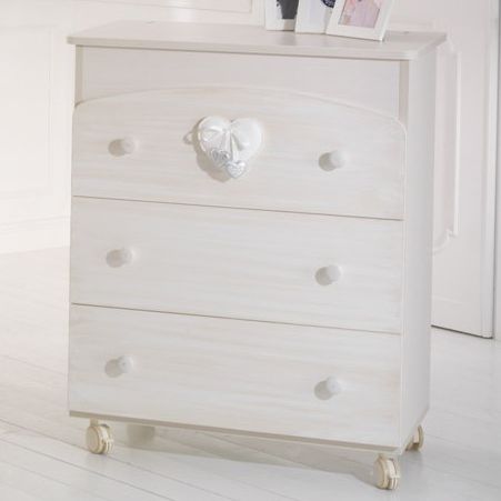Cômoda contemporânea - ELEGANCE - Baby Expert - em madeira / infantil / com rodízios