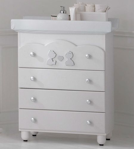 Mesa troca-fraldas em madeira - CUORE DI MAMMA BATH - Baby Expert