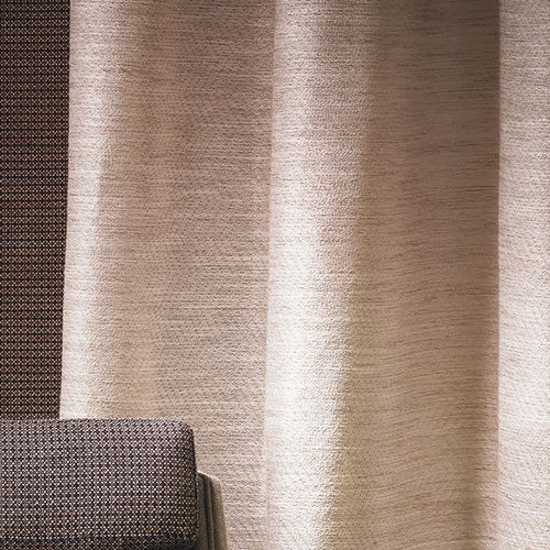 Tecido para cortinas - HANADAI - MISSIA - de cor lisa / em algodão / em linho