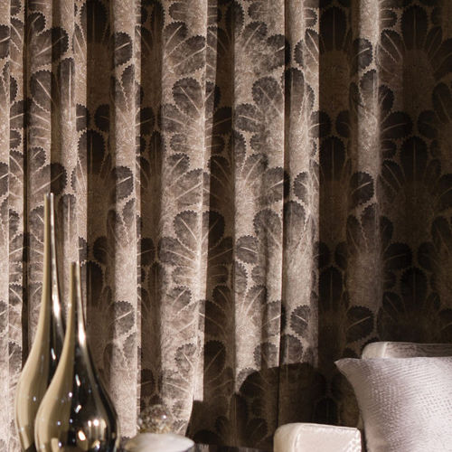Tecido para estofados - PALMETTE ART - MISSIA - para cortinas / com natureza / em algodão