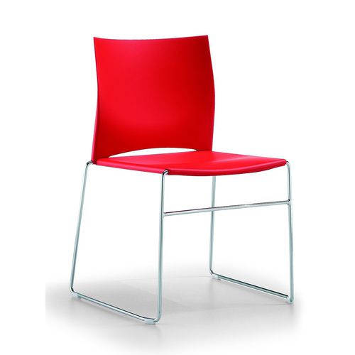 Cadeira para interlocutor contemporânea - WENDY - Milani - para ambiente interno / em material plástico / da linha comercial