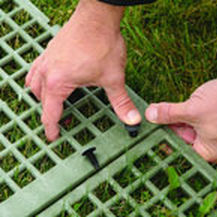 Geogrelha de drenagem - GEORUNNER® SCOUR PROTECTION - Presto Geosystems - para fundações