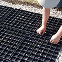 Geogrelha de reforço - GEOBLOCK® - Presto Geosystems - para estabilização do solo / revestimento de estrada