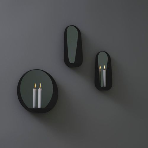 Espelho de parede - GLIM - Gejst - contemporâneo / redondo / oval
