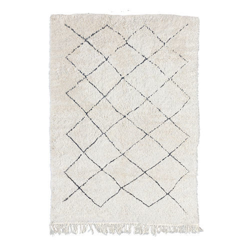 Tapete contemporâneo - Taroudant - AFK Living - quadriculado / de lã / retangular
