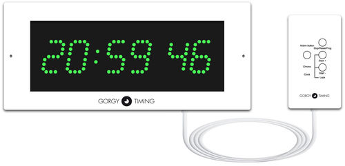 Relógio contemporâneo - LEDI® 5.S HOSPITAL - Gorgy Timing - de parede / digitais / em alumínio