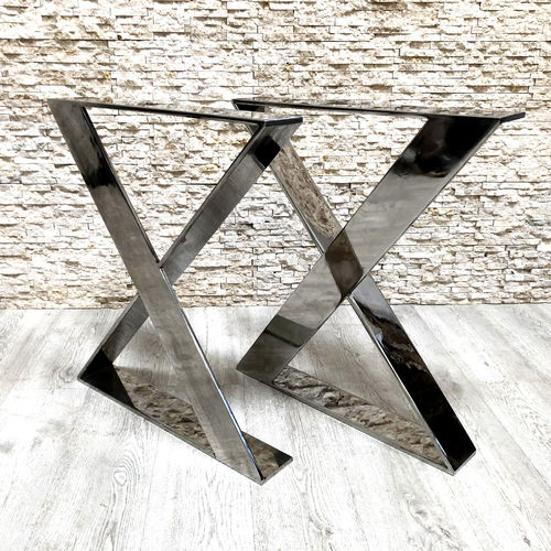Base de mesa em aço inoxidável - PEUTAU12 - ARRELART - contemporânea / dupla