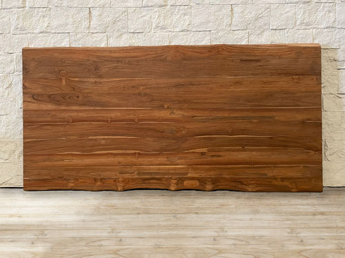 Cabeceira para cama de casal - MALAYSIA - ARRELART - contemporânea / em madeira maciça / em teca