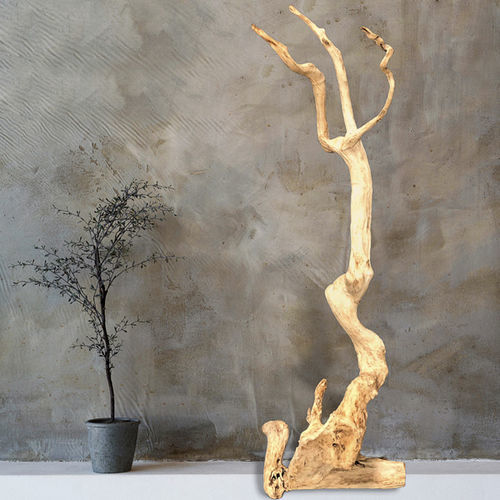 Escultura em teca - ZEUS - ARRELART - para ambiente externo / para jardim / de piso