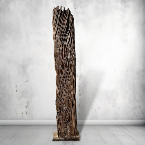 Escultura em teca - VALENCIA - ARRELART - para ambiente externo / de piso / para hotel
