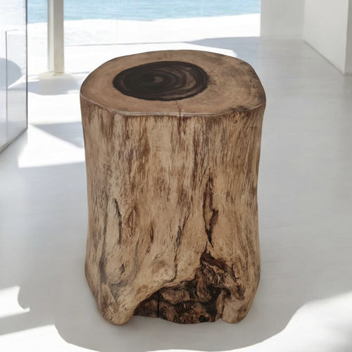 Banqueta de design orgânico - KORANA - ARRELART - em madeira / com base em madeira / personalizável