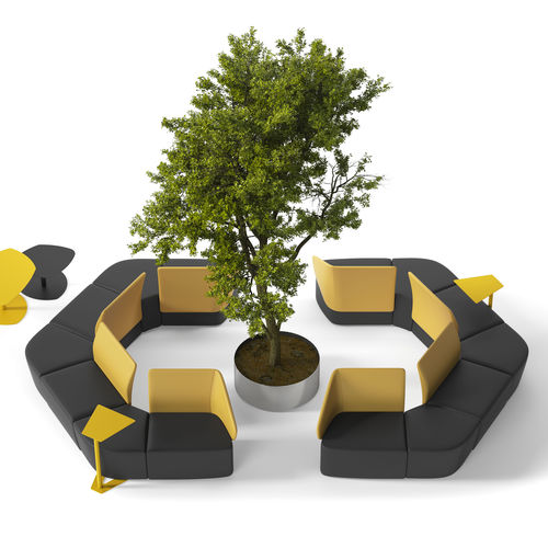 Sofá modular - IKEBANA Edi & Paolo Ciani Design - ARTE & D SRL - de canto / contemporâneo / em tecido