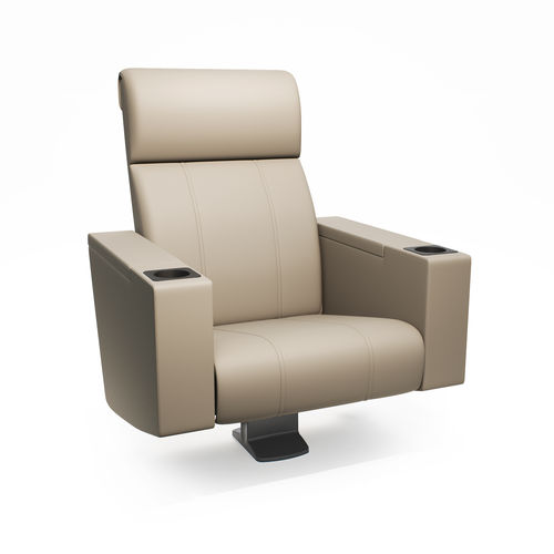 Poltrona de cinema em couro - VERONA - FERCO SEATING SYSTEMS M SDN BHD - em tecido / da linha comercial / vermelha