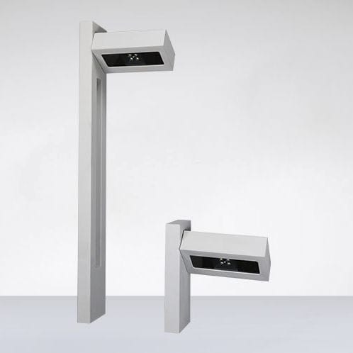 Poste balizador de iluminação de jardim - HULLA GEO  - Ghisamestieri - para espaços públicos / contemporâneo / em vidro
