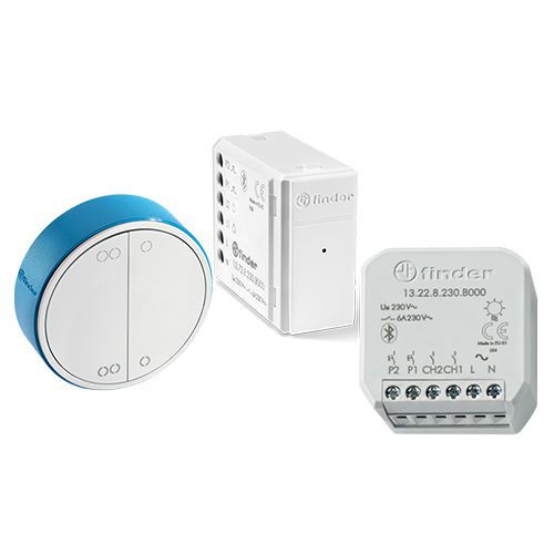 Instalação domótica para luminária - YESLY - FINDER S.p.A - para persiana interna / para veneziana / para ambiente interno