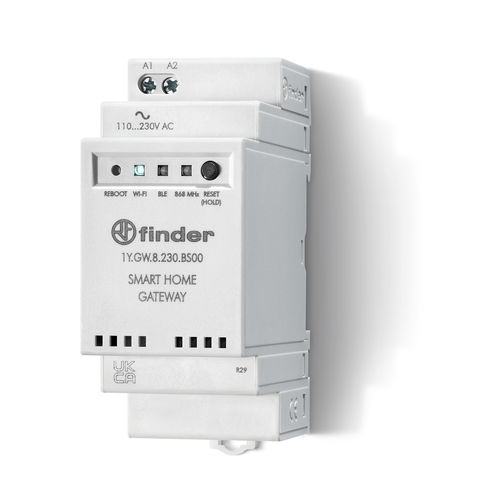 Módulo de interface passarela - Tipo 1Y.GW - FINDER S.p.A - em trilho DIN / para sistema de automação residencial / RF