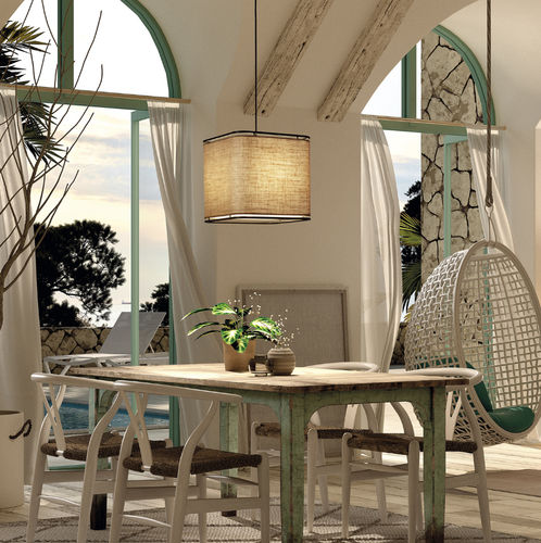 Pendente - AKIRO - Novolux Lighting - em aço / em pergaminho / contemporânea