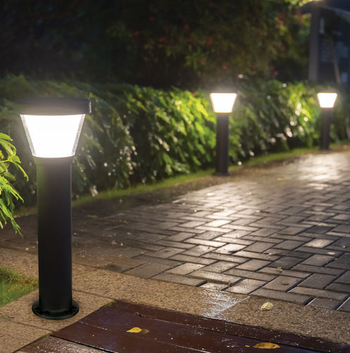 Poste balizador de iluminação de jardim - ERGO - Novolux Lighting - contemporâneo / em alumínio / de LED