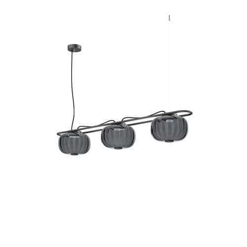 Pendente - KRISTA  - Novolux Lighting - em aço / em vidro / em madeira