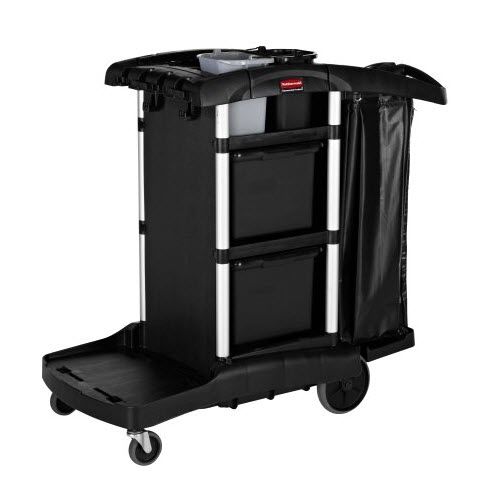 Carrinho de limpeza - EXECUTIVE : JANITORIAL - HIGH-CAPACITY - Rubbermaid Commercial Products - coletor de lixo / da linha comercial / em material plástico