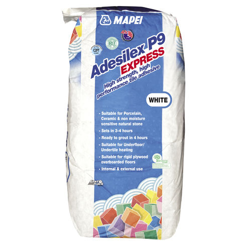 Argamassa colante de vedação - ADESILEX P9 EXPRESS - MAPEI GB - para revestimento cerâmico / de cimento / de secagem rápida