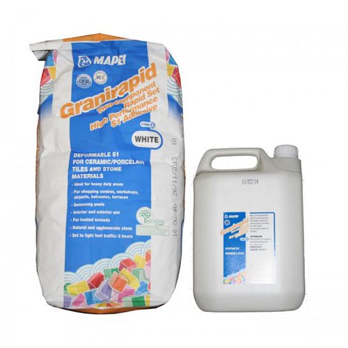 Argamassa colante de vedação - GRANIRAPID - MAPEI GB - para revestimento cerâmico / hidráulica / de cimento