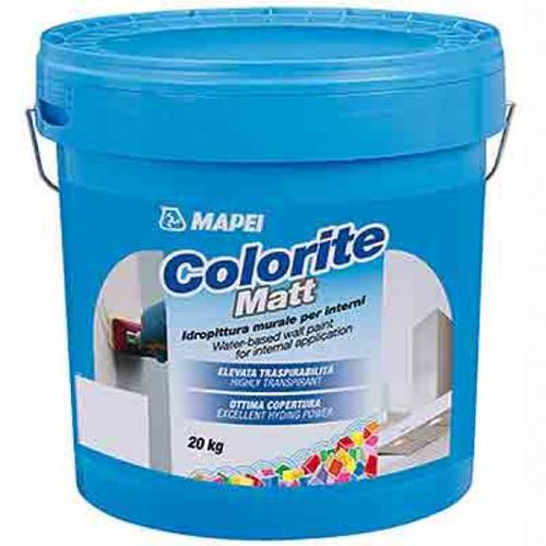 Tinta de proteção - COLORITE - MAPEI GB - de regularização / para ambiente interno / para parede