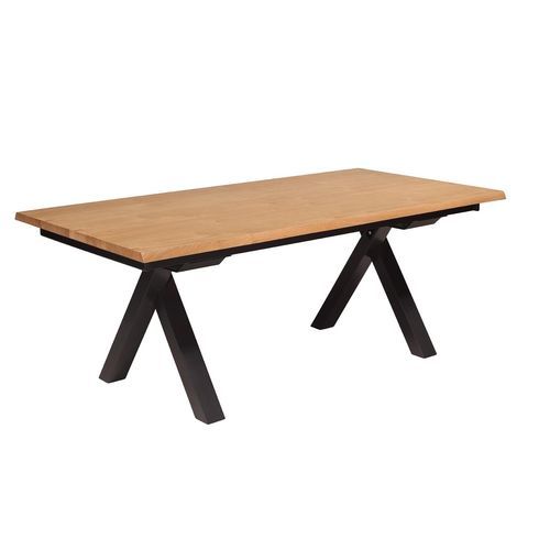 Mesa contemporânea - CANOPEE - Michel Ferrand - em madeira / com base em madeira / retangular