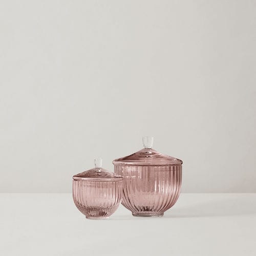 Bomboneira em vidro soprado - 201171 - LYNGBY PORCELÆN