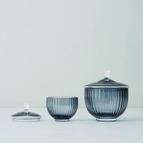 Bomboneira em vidro soprado - 201187 - LYNGBY PORCELÆN