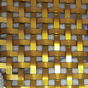 Tela metálica em aço inoxidável - XY-3310P - Hebei Shuolong Metal Products Co.,Ltd - com malha quadrada / decorativa