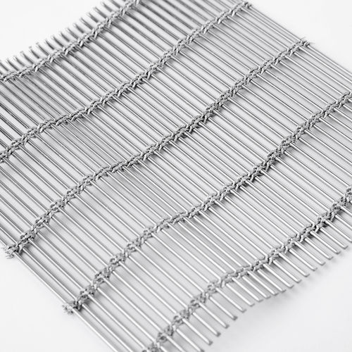 Tela metálica em aço inoxidável - XY-M4235 - Hebei Shuolong Metal Products Co.,Ltd - para quebra-sol / para revestimento de fachada / com malha comprida