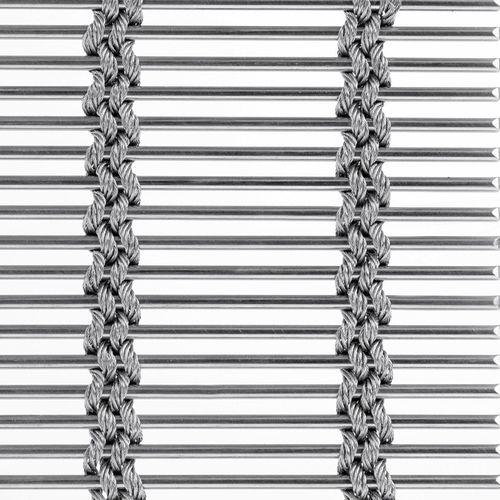 Tela metálica para revestimento de fachada - XY-M3624 - Hebei Shuolong Metal Products Co.,Ltd - em aço inoxidável / para fachada / com malha comprida