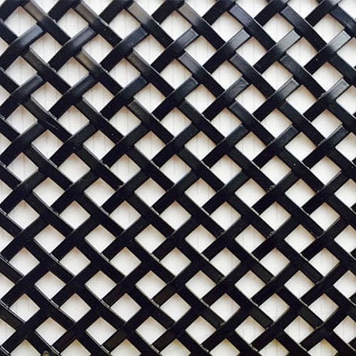 Tela metálica em aço inoxidável - XY-1510PVC - Hebei Shuolong Metal Products Co.,Ltd - para parede divisória / com malha quadrada / preta