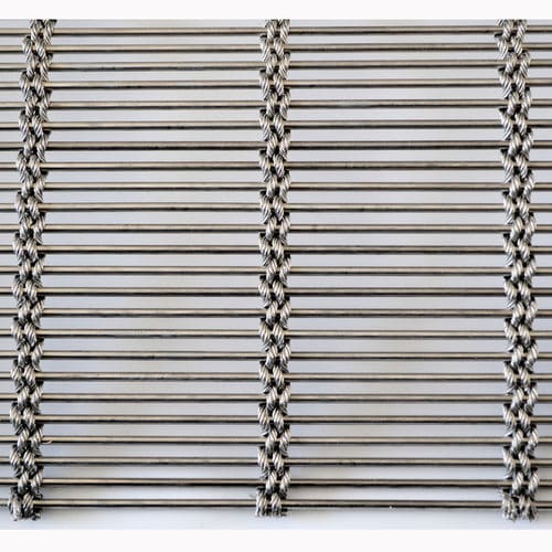 Tela metálica em aço inoxidável - XY-M3258 - Hebei Shuolong Metal Products Co.,Ltd - para fachada / para ambiente interno / com malha comprida