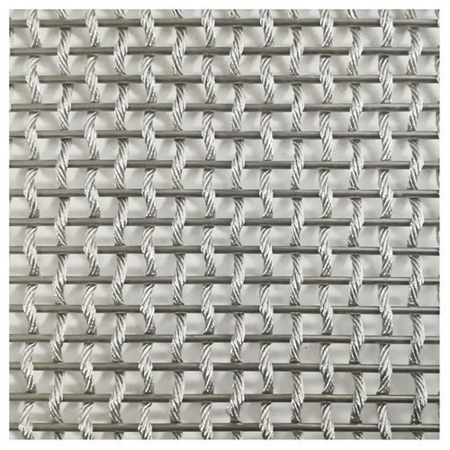 Tela metálica em aço inoxidável - XY-M4322 - Hebei Shuolong Metal Products Co.,Ltd - para ambiente externo / com malha apertada / decorativa