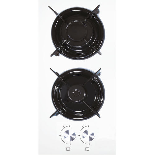 Cooktop a gás - C3-20F WHITE - Kumtel & Luxell - 2 bocas / de embutir / com botões